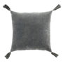 Voir la diapositive 1 : Paris Prix Coussin Déco Déhoussable  Flok  45x45cm Gris