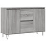 Voir la diapositive 2 : VIDAXL Buffet sonoma gris 104x35x70 cm bois d'ingenierie