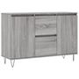 Voir la diapositive 2 : VIDAXL Buffet sonoma gris 104x35x70 cm bois d'ingenierie