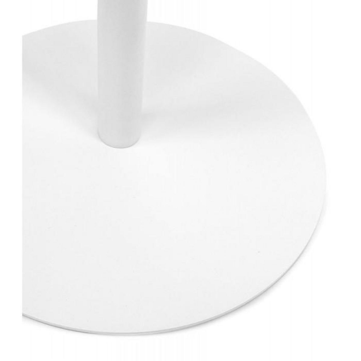 Paris Prix Table d'Appoint Design  Rhoda  40cm Naturel & Blanc