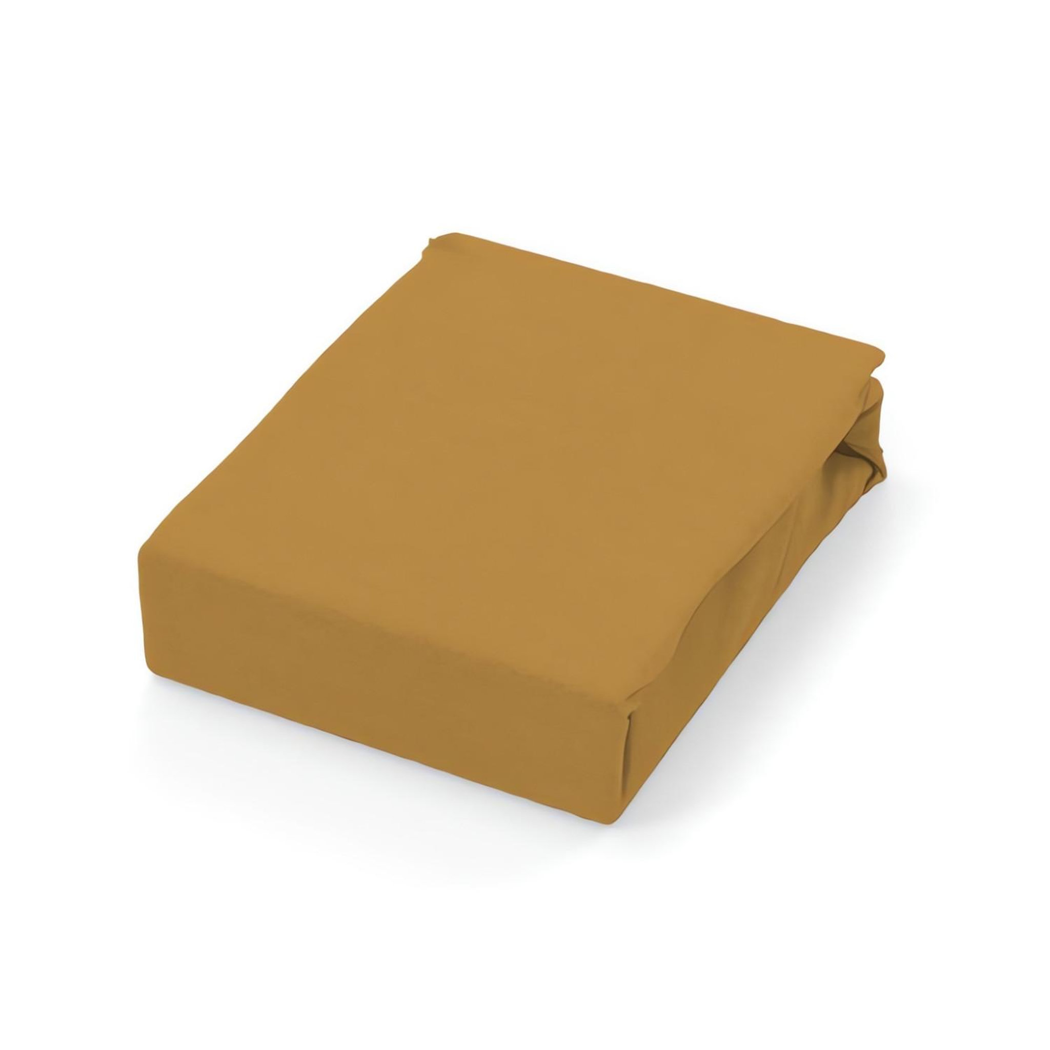 Voir la diapositive 2 : SOLEIL D'OCRE Drap plat en coton 57 fils uni, par soleil d'ocre