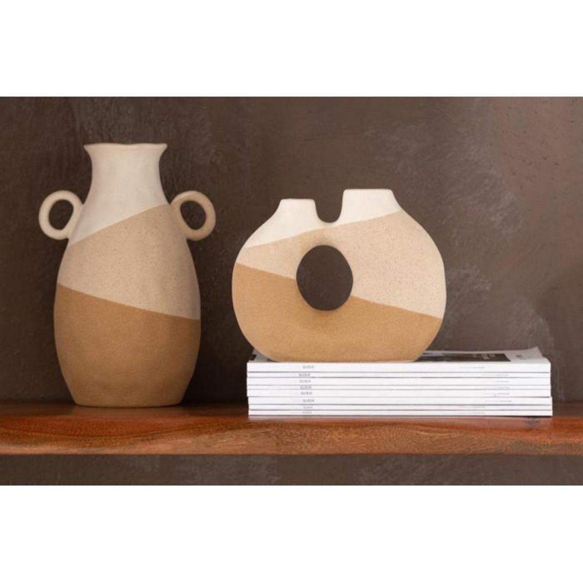 Paris Prix Vase Organique  Charley  21cm Beige