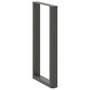 Voir la diapositive 4 : VIDAXL Pieds de table basse forme de U 2 pcs anthracite 50x(90-91) cm