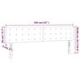 Voir la diapositive 6 : VIDAXL Tetes de lit 2 pcs Bleu 80x5x78/88 cm Tissu