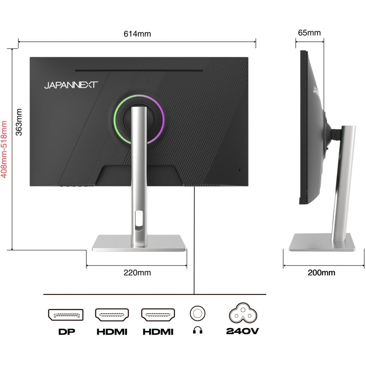 JAPANNEXT Ecran PC Gamer JN-I270FHD200F-HSP 27''