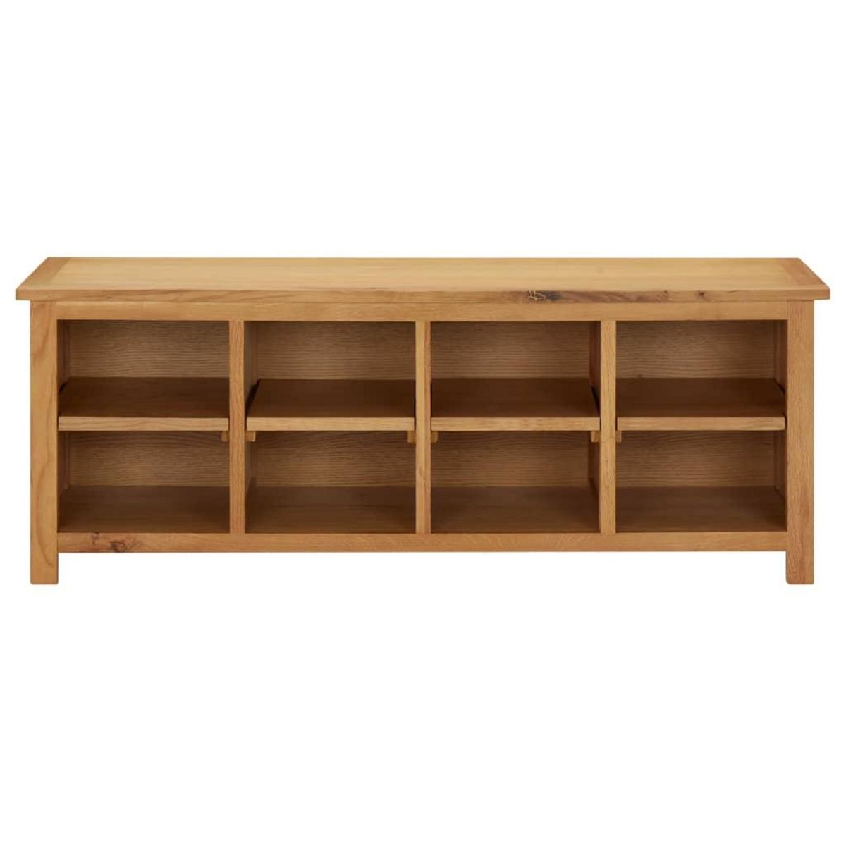 VIDAXL Etagere a chaussures 114x37x45 cm Bois de chene solide