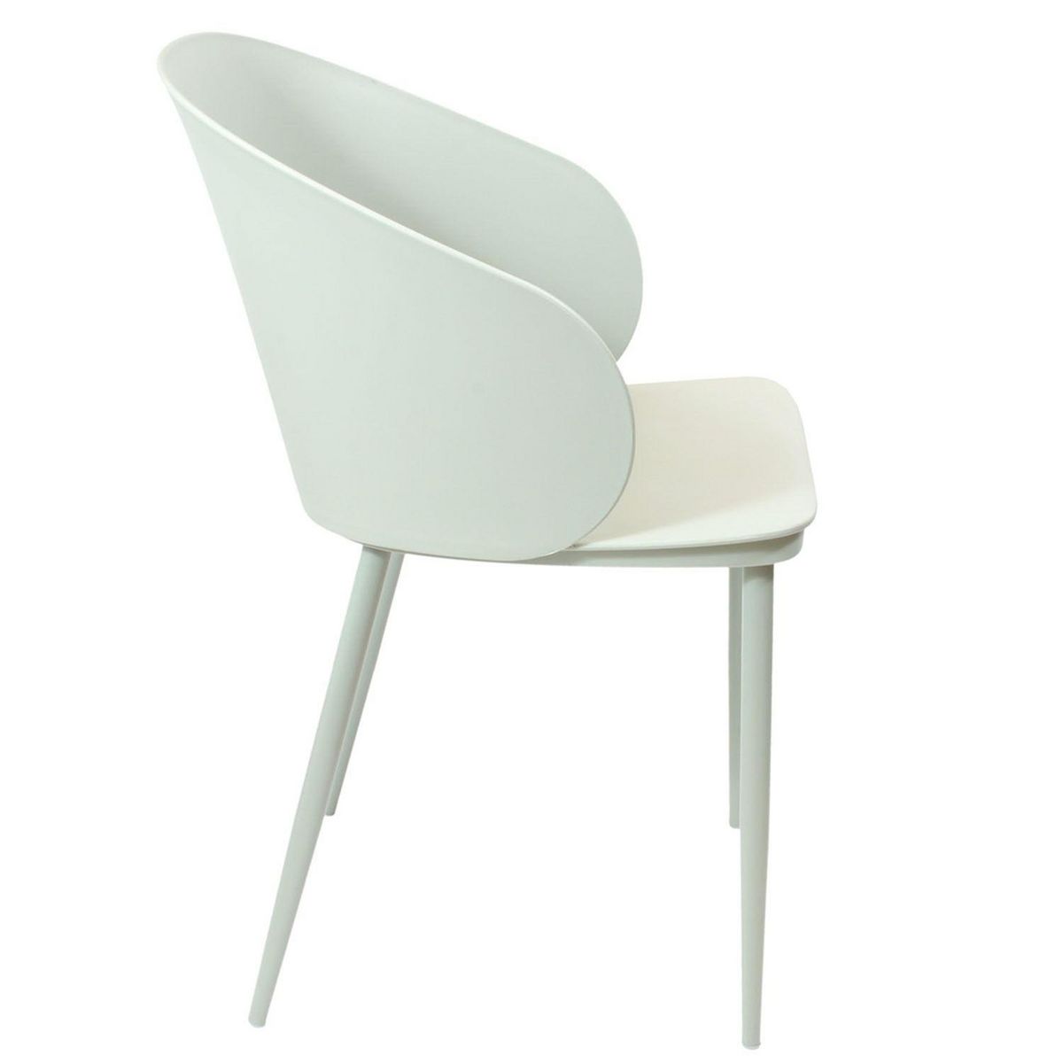 The Home Deco Factory Fauteuil design à coque Alison