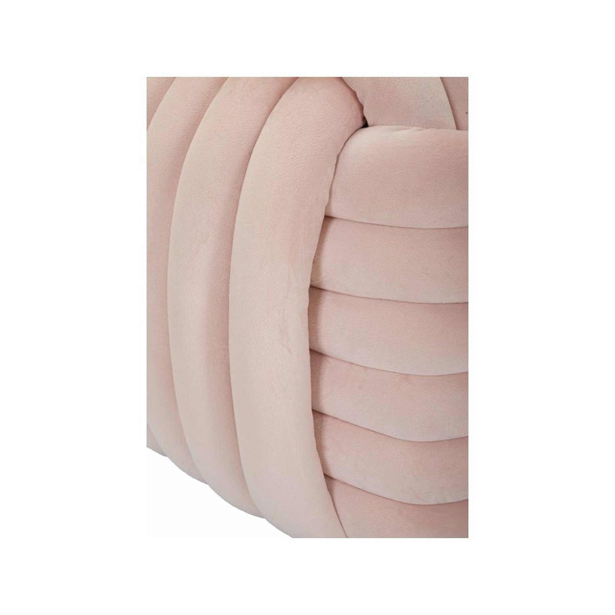 Voir la diapositive 5 : Paris Prix Pouf design en velours  softy  45cm rose