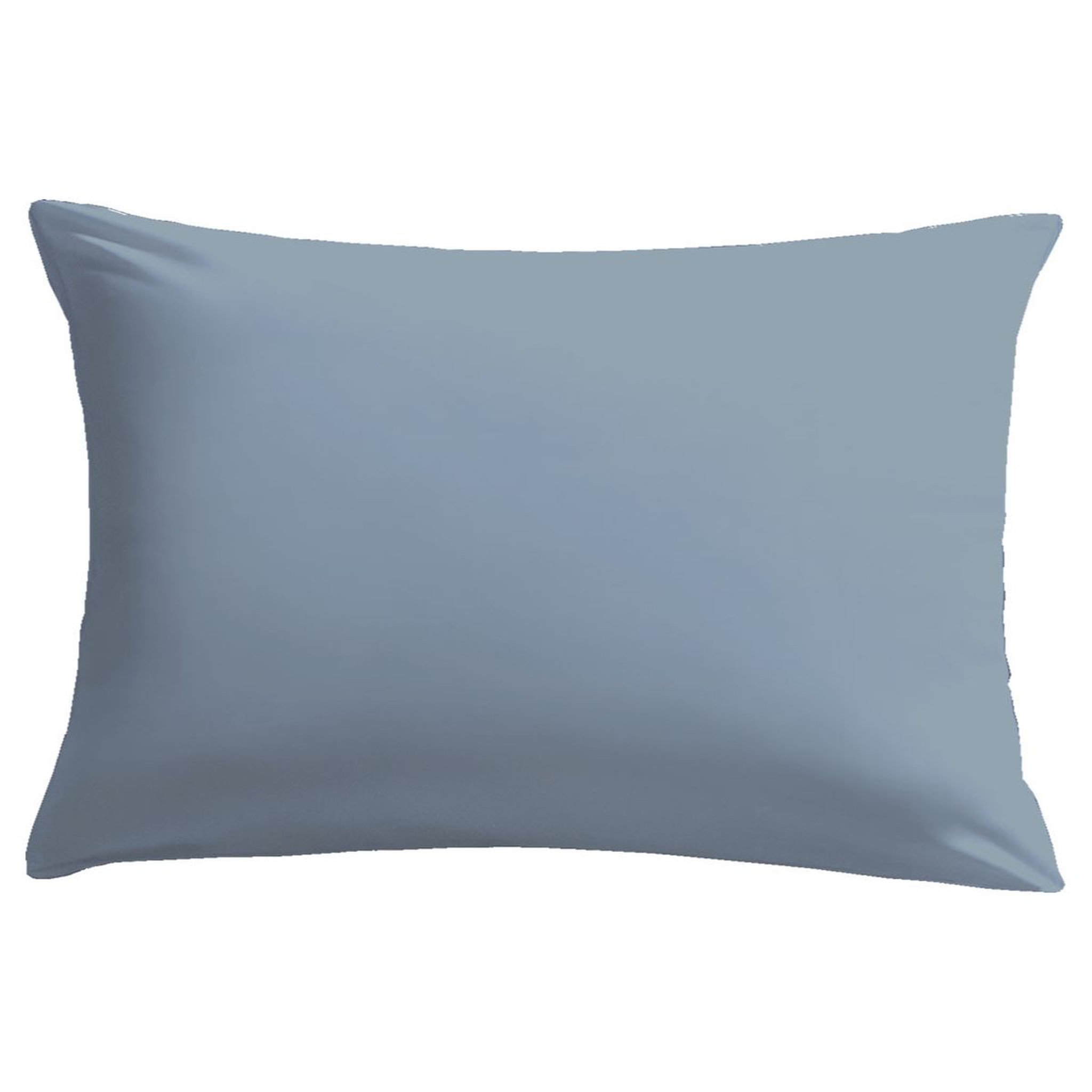 Taie d'oreiller unie en microfibre 