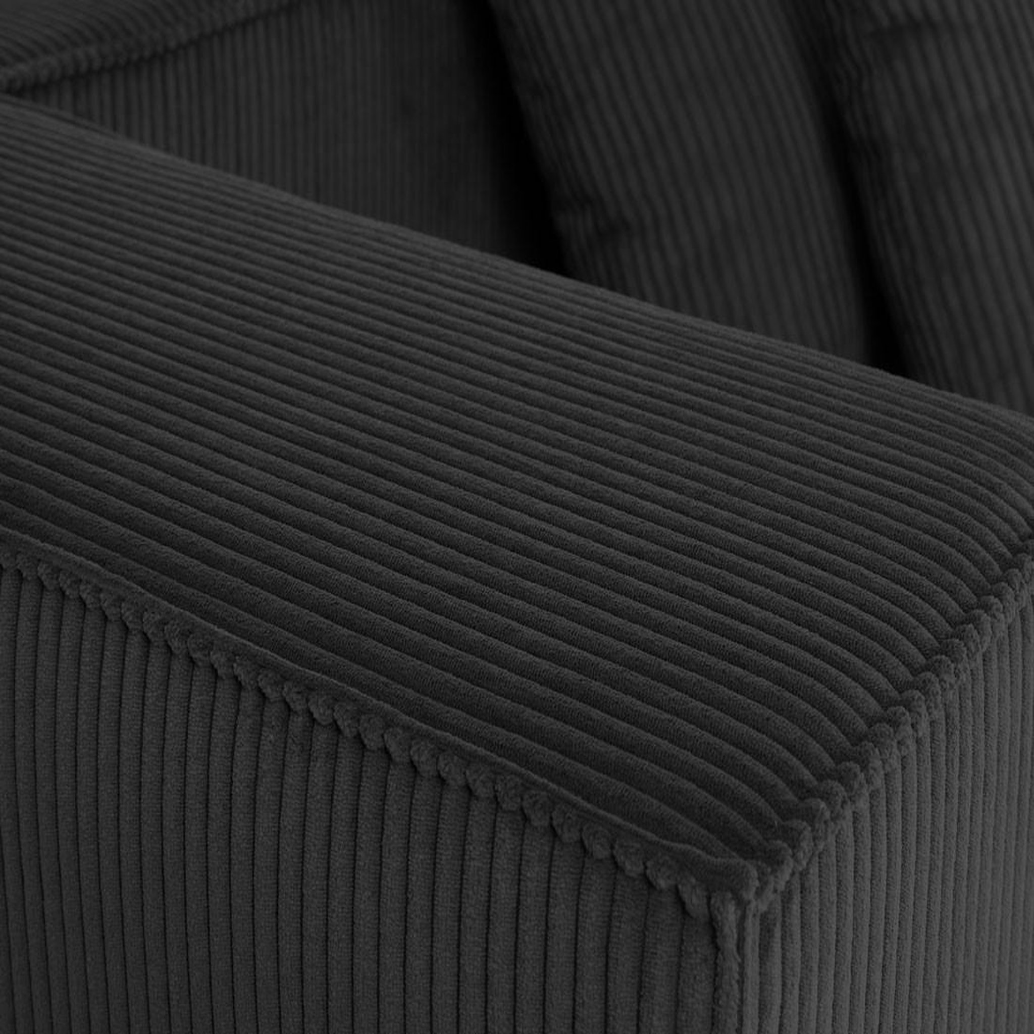 Voir la diapositive 6 : BEST MOBILIER Colombine - canapé modulable droit - 2 places - en velours côtelé