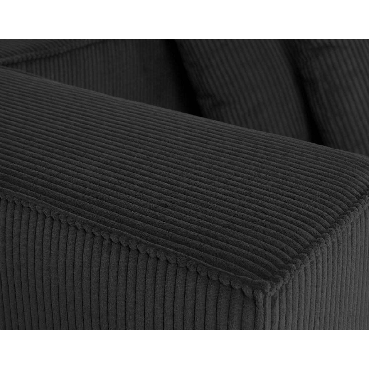 LISA DESIGN Colombine - canapé modulable droit - 2 places - en velours côtelé