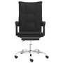 Voir la diapositive 3 : VIDAXL Fauteuil inclinable de bureau Noir Similicuir