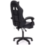Voir la diapositive 6 : ID MARKET Fauteuil de gaming LED LUC avec repose-pied, coussin de tête et support lombaire noir et gris