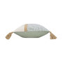 Voir la diapositive 2 : Paris Prix Coussin Déco Pompons  Vivoline  30x50cm Vert