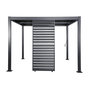 Voir la diapositive 3 : SWEEEK Persienne 100cm pour pergola bioclimatique aluminium anthracite Palace