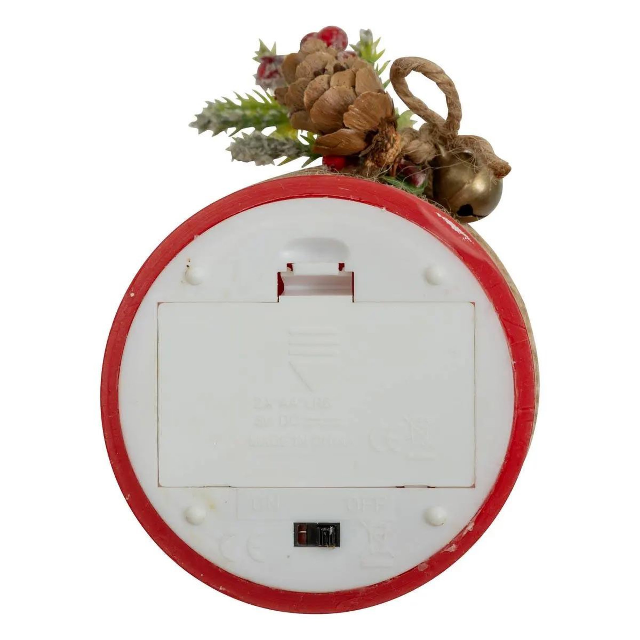 Voir la diapositive 4 : ATMOSPHERA Bougie led de noël  branche  12cm rouge