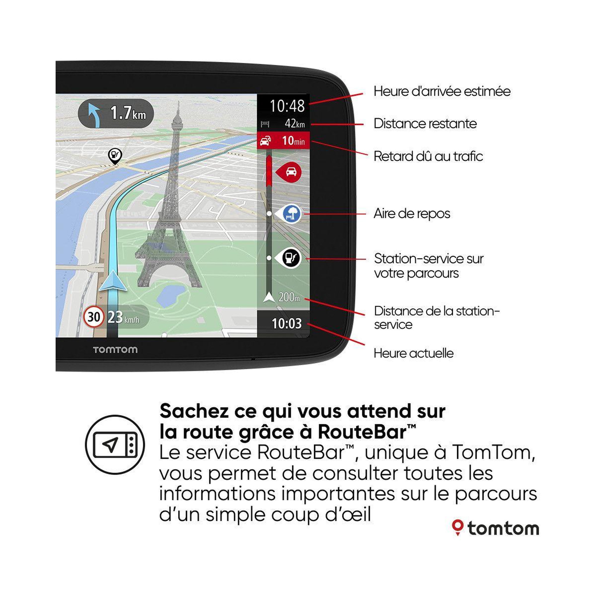 Voir la diapositive 2 : Tomtom GPS GO Navigator 6''