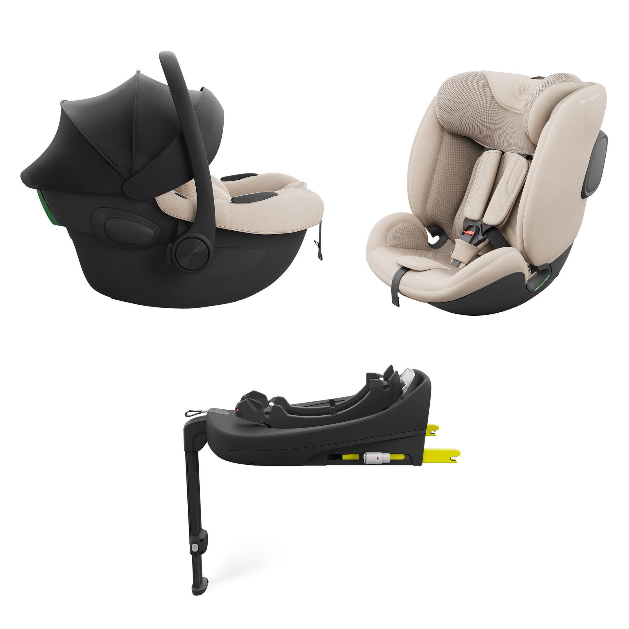 Voir la diapositive 1 : KINDERKRAFT Base isofix modulaire pour siège auto