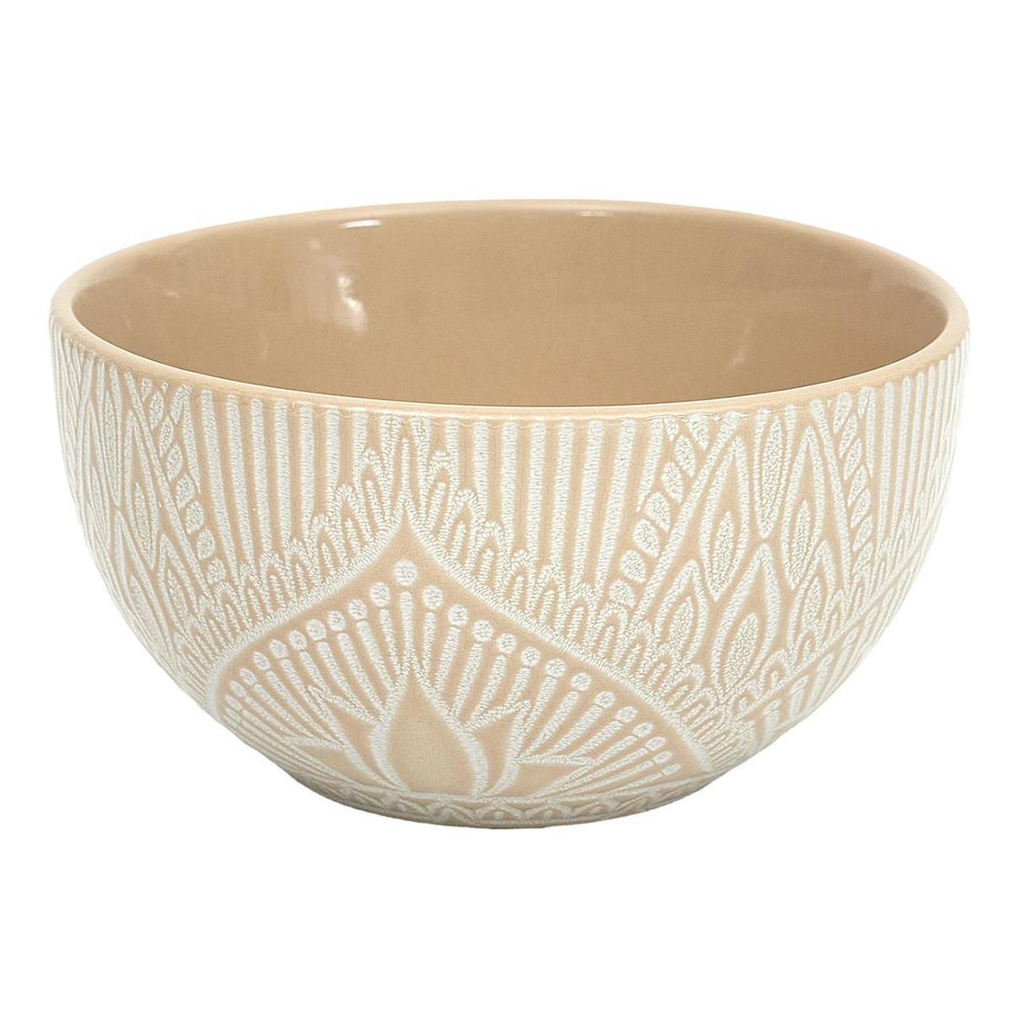 Voir la diapositive 2 : The Home Deco Factory Lot de 6 bols  sahara  65cl beige