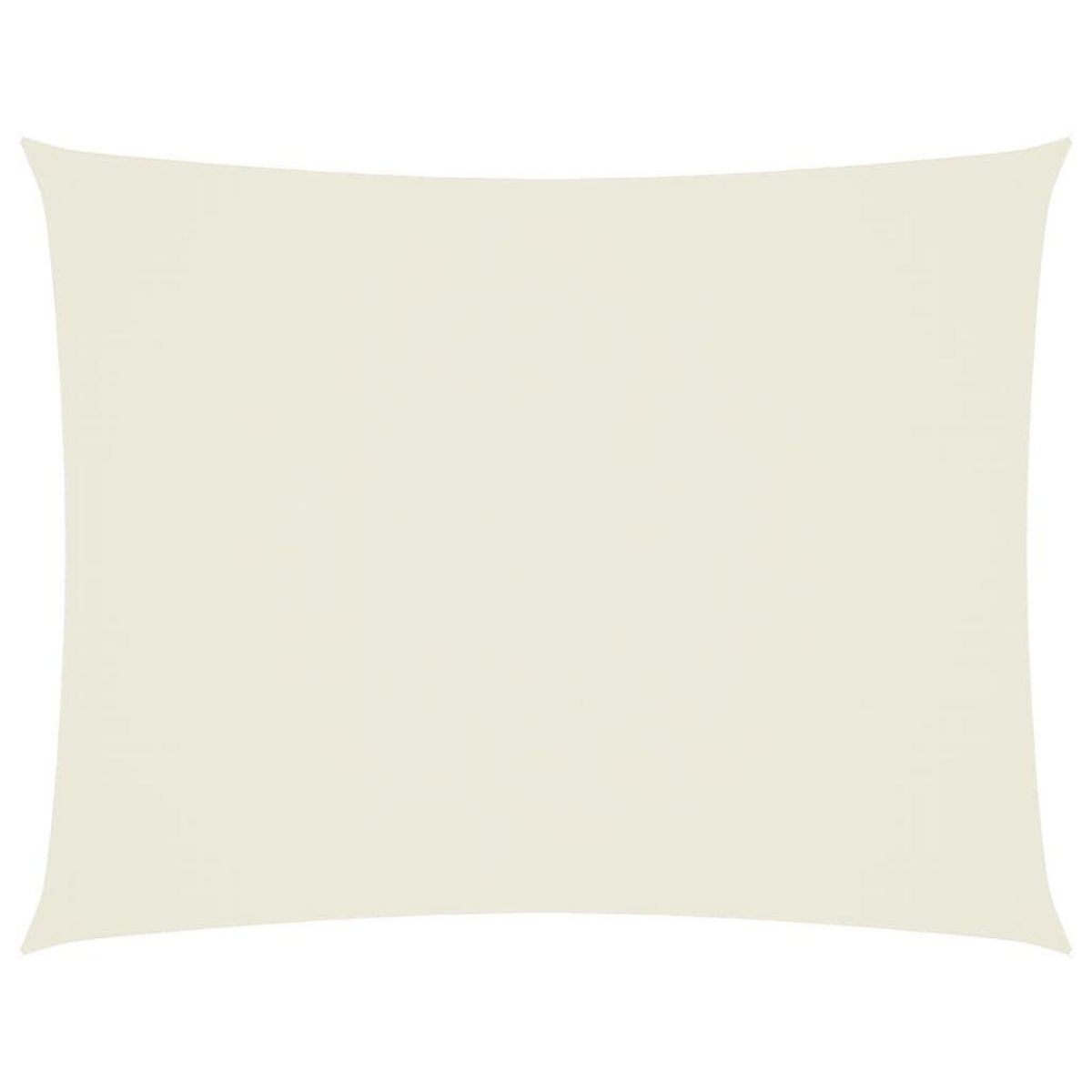 VIDAXL Voile de parasol tissu oxford rectangulaire 3x4,5 m creme
