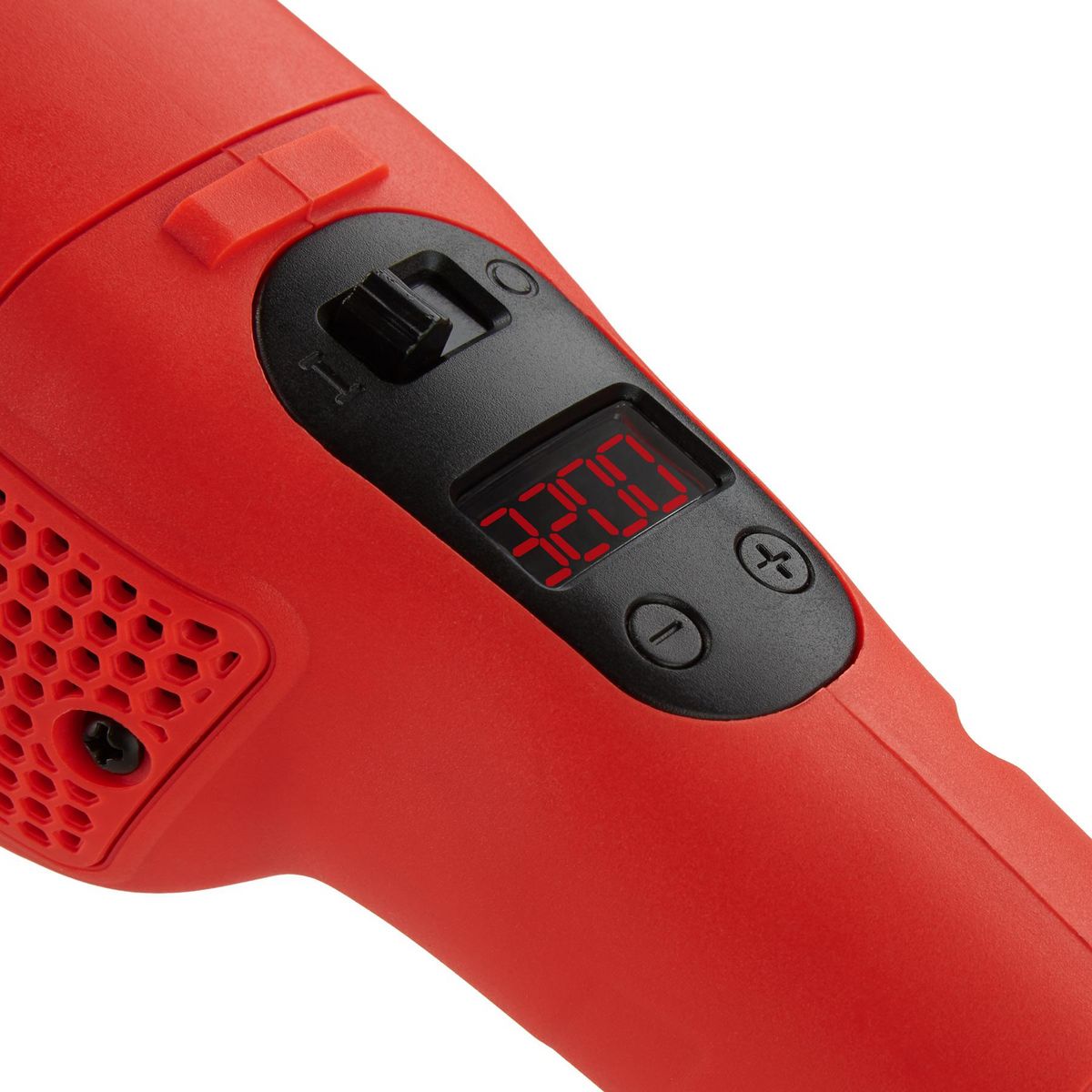 tectake Polisseuse excentrique avec 15 Accessoires 810 W noir/rouge