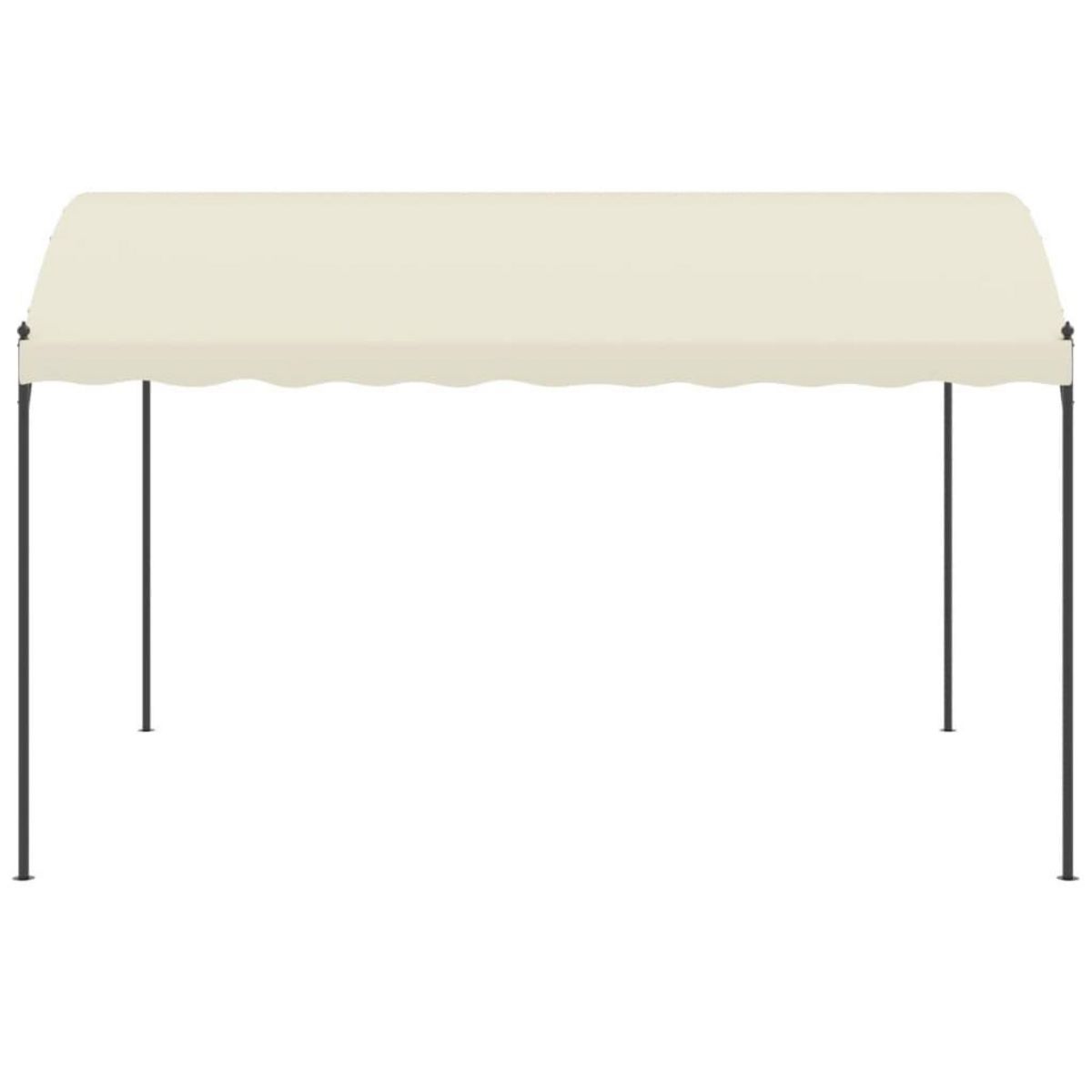 VIDAXL Tonnelle Tissu Creme