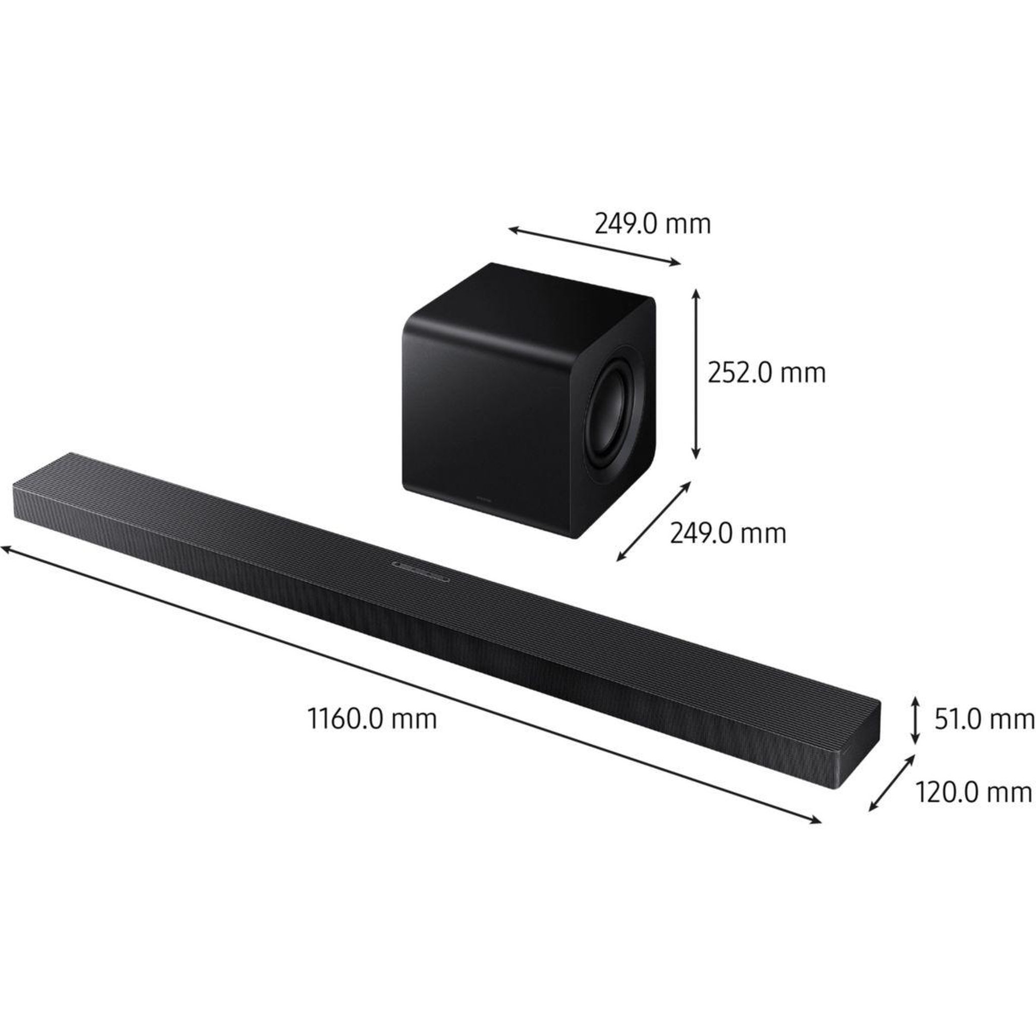 Voir la diapositive 2 : Samsung Barre de son hw-qs710f