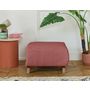 Voir la diapositive 2 : BEST MOBILIER Cristal - pouf modulable - 65 cm - en velours texturé