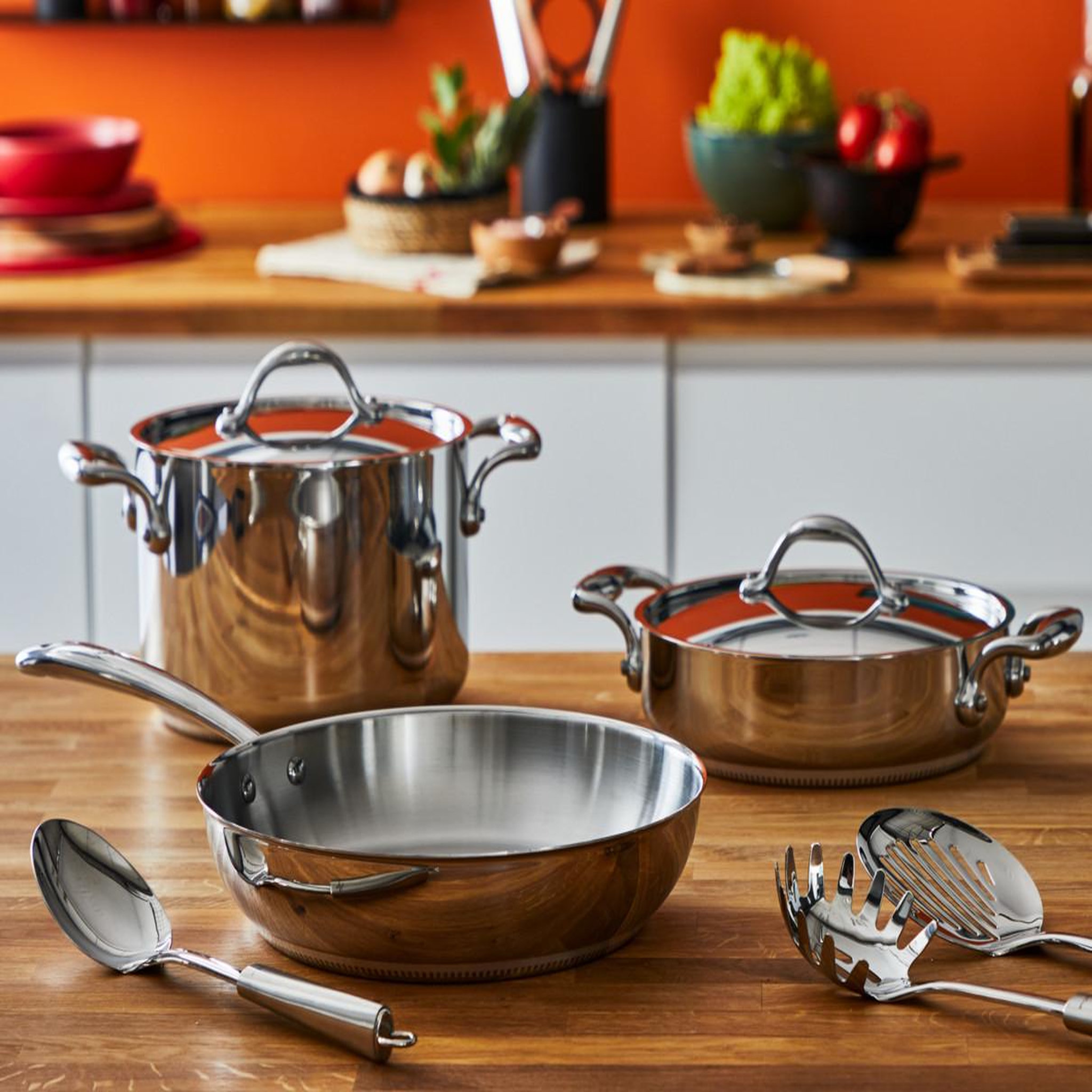 Voir la diapositive 4 : Lagostina Marmite inox 26cm + couvercle - 11116020526