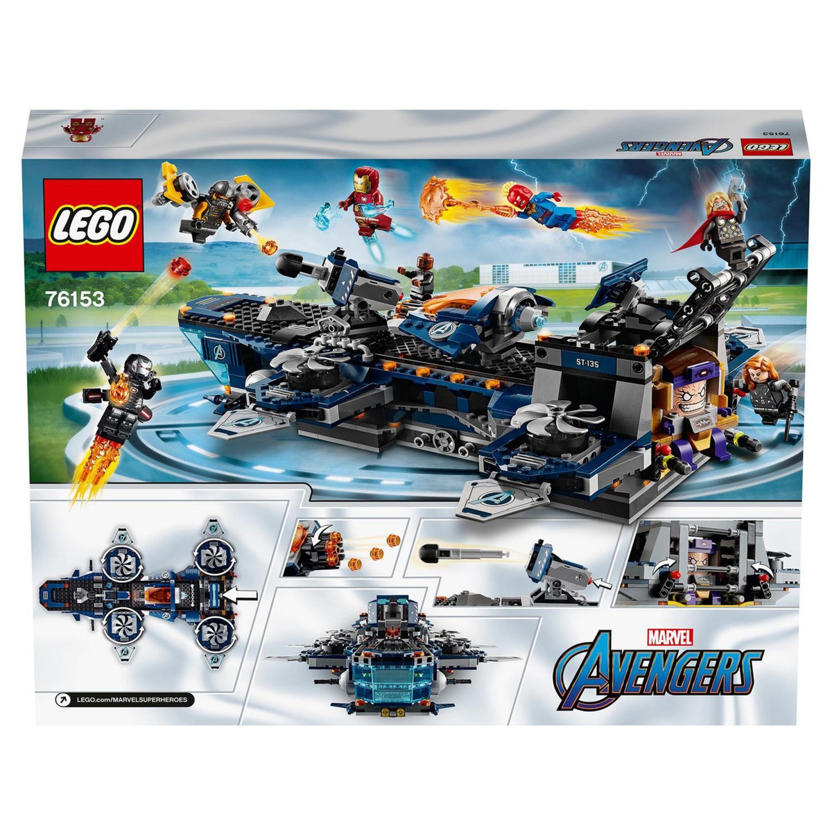 LEGO Marvel 76153 L&rsquo;héliporteur des Avengers