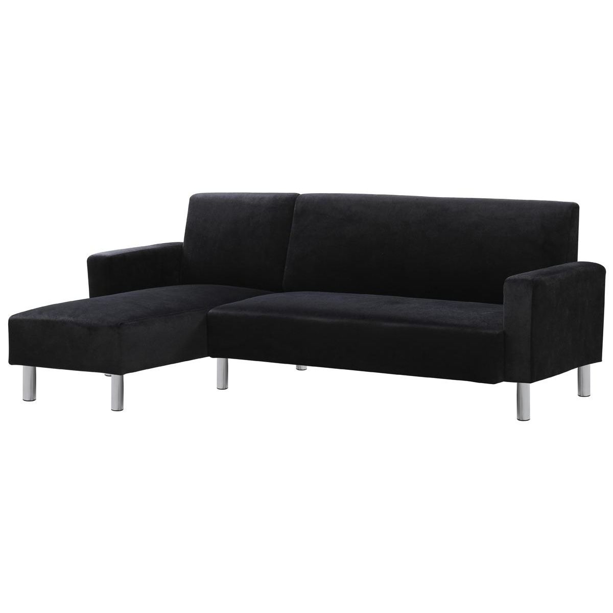 Habitat et Jardin Canapé d'angle tissu réversible  Rio  - 4 places - Gris anthracite