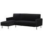 Voir la diapositive 1 : Habitat et Jardin Canapé d'angle tissu réversible  Rio  - 4 places - Gris anthracite