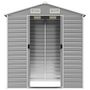 Voir la diapositive 5 : VIDAXL Abri de jardin gris clair 191x130x198 cm acier galvanise