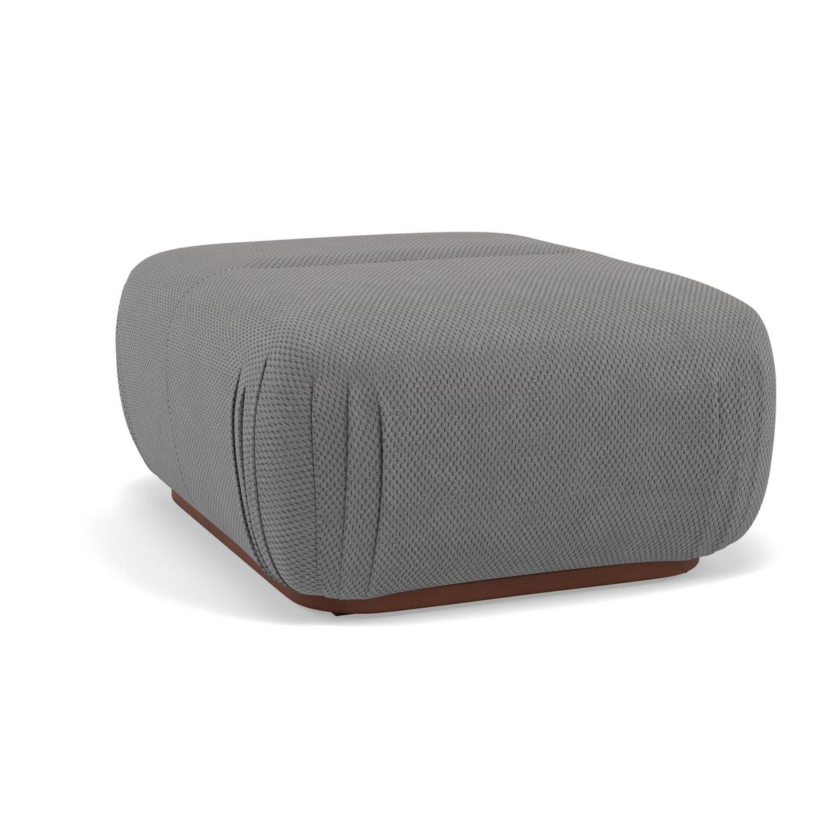 LISA DESIGN Penelope - pouf en velours texturé