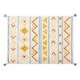 Voir la diapositive 1 : ATMOSPHERA Tapis rectangle MARRAKECH - 120 x 170 cm - Multicolore
