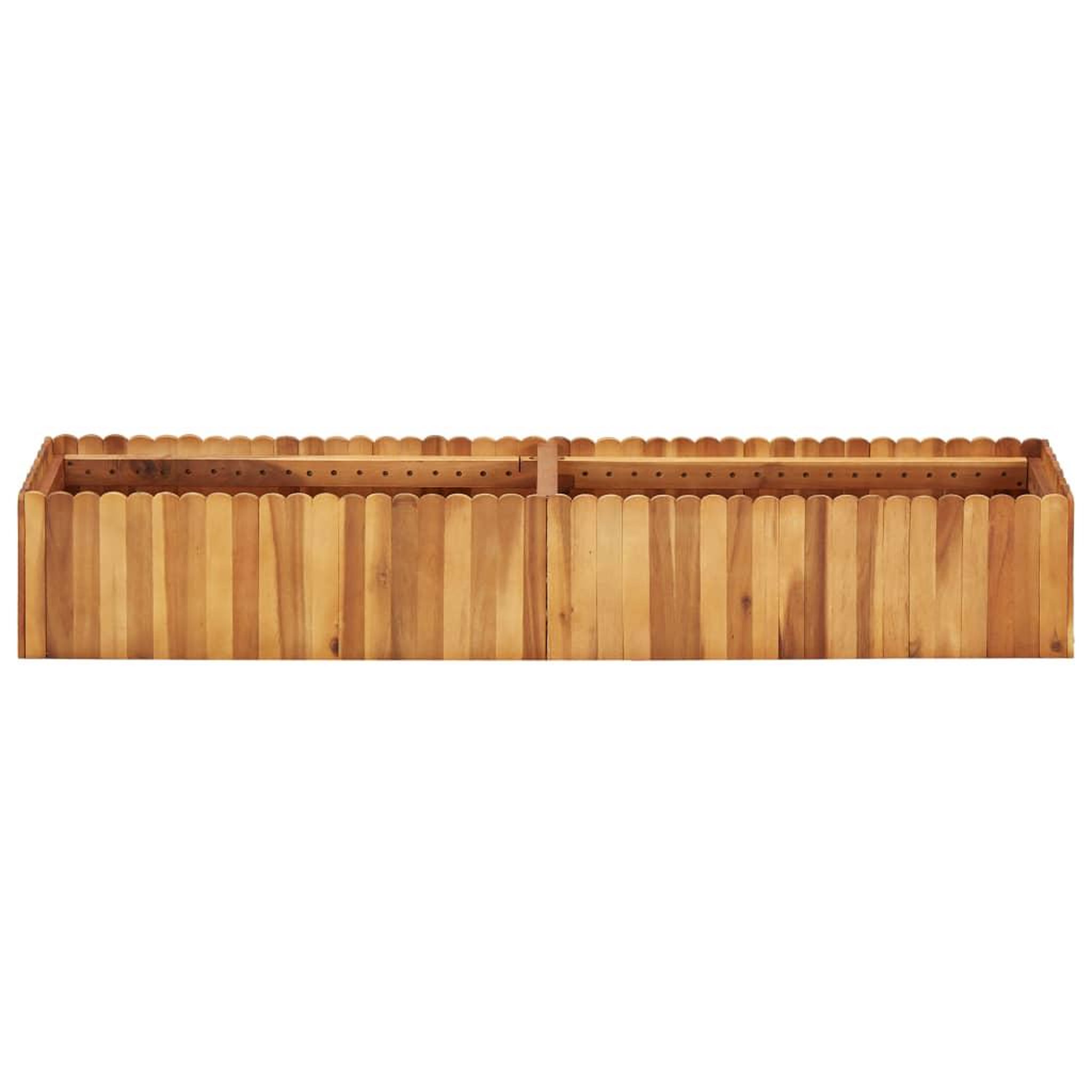 Voir la diapositive 2 : VIDAXL Lit sureleve de jardin 150x30x25 cm Bois massif d'acacia