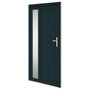 Voir la diapositive 2 : VIDAXL Porte d'entree anthracite 98x208 cm PVC