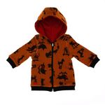 CATIMINI Sweat à zip réversible Garçon Catimini CR17002. Coloris disponibles : Marron