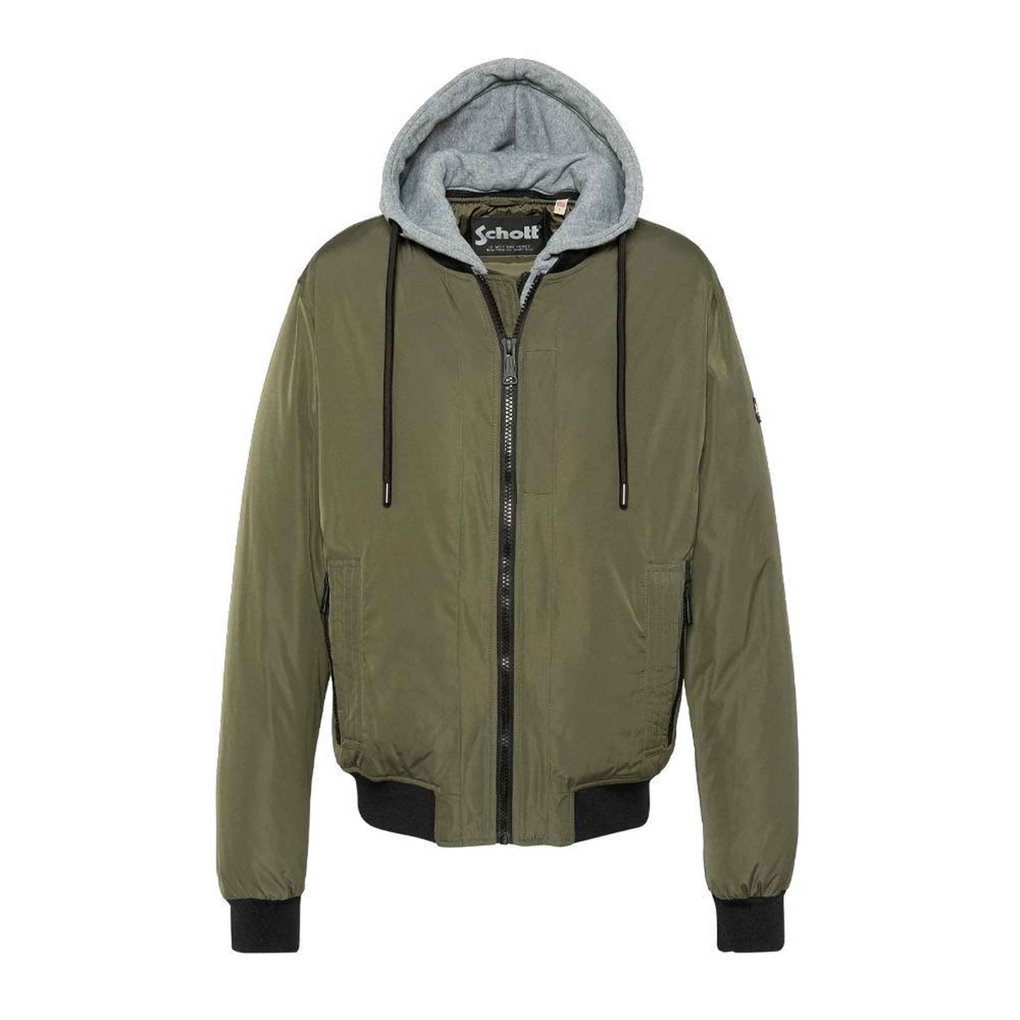 Schott Blouson Kaki Schott Pastron Amovible. Coloris disponibles : Vert