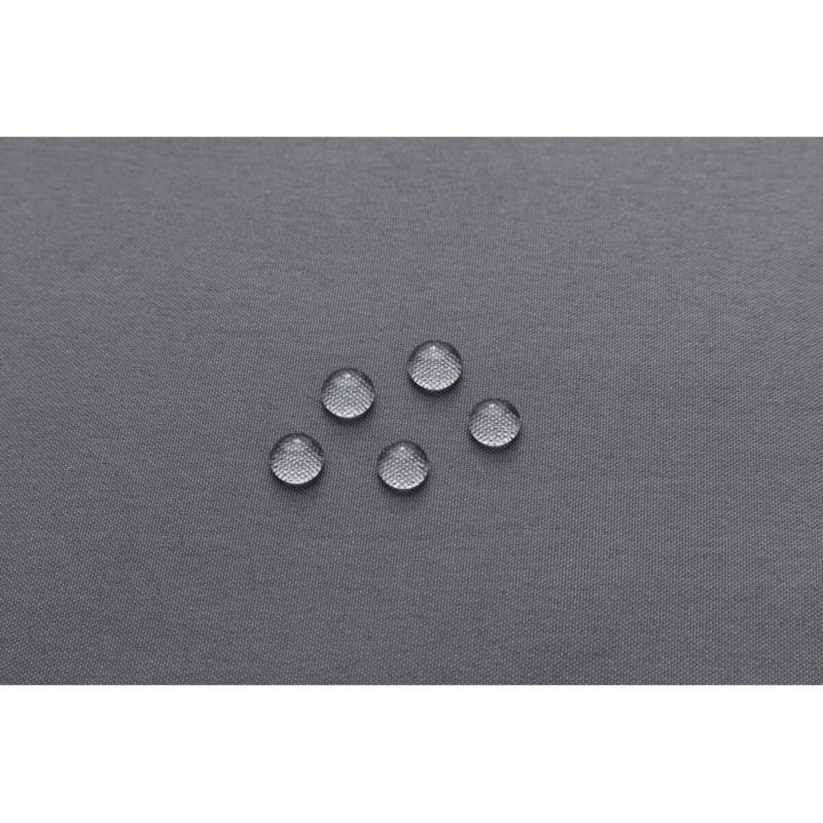 UNIVERS DECOR Nappe antitache unie Anthracite rectangulaire 145 x 240 cm