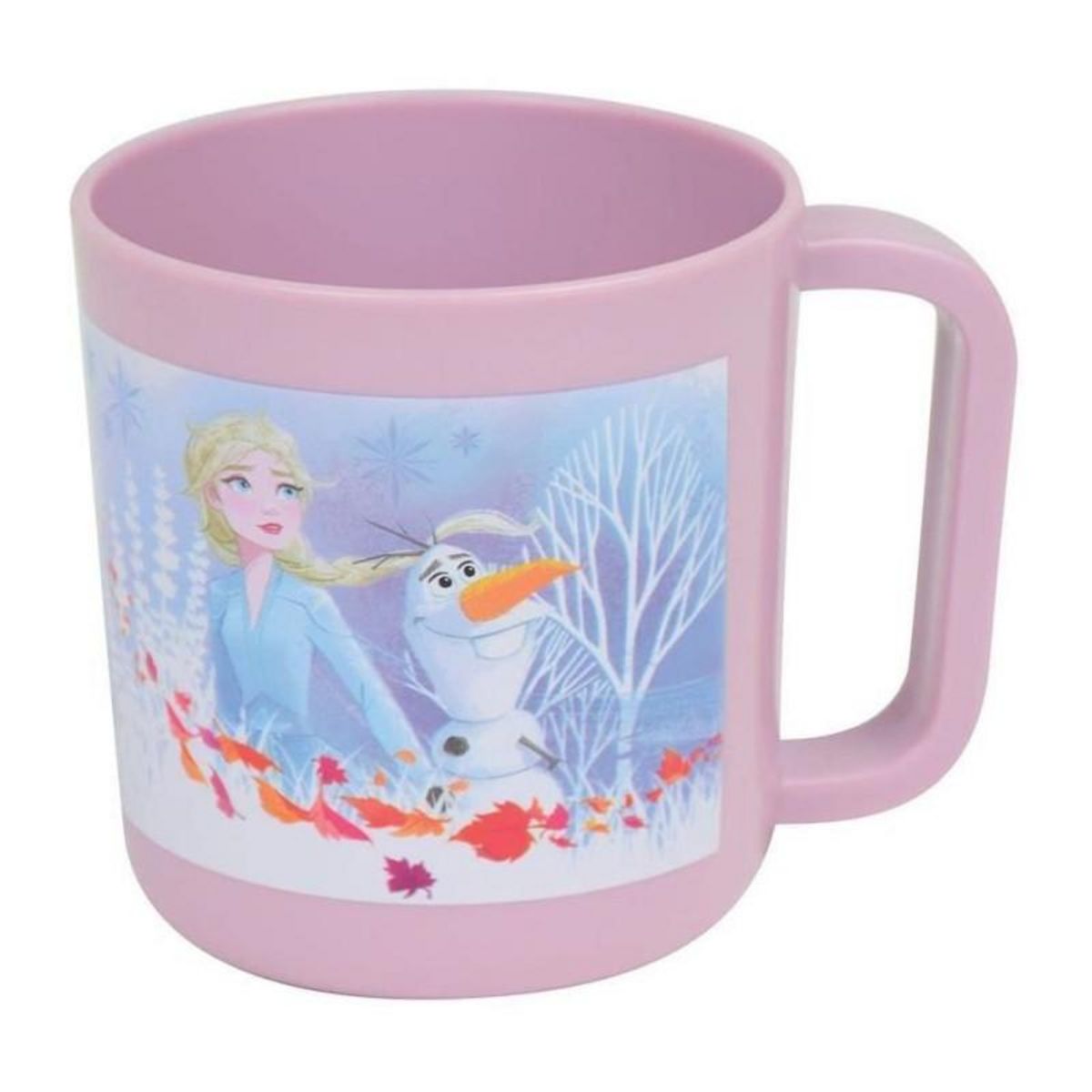 Fun House Lot Vaisselle Disney Reine des Neiges - FUN HOUSE - 006379 - Assiette Creuse, Assiette Plate, Mug, Gourde et Gobelet avec Paille