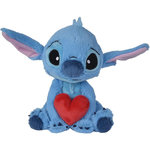 SIMBA Peluche Stitch avec un coeur 25 cm Disney 