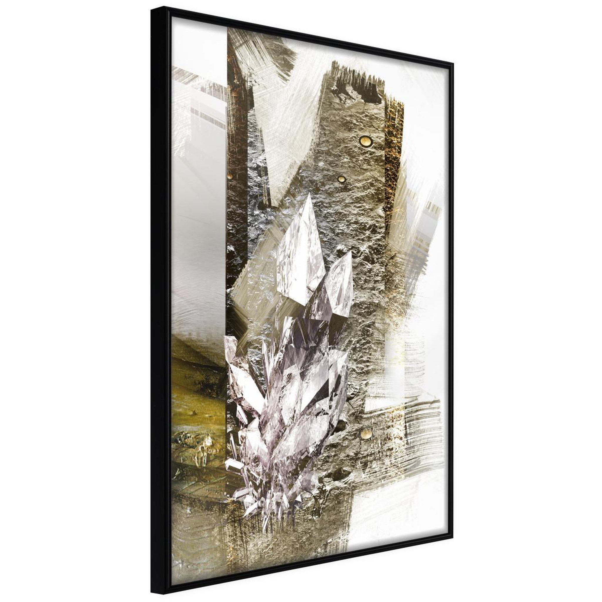 Paris Prix Affiche murale encadrée  treasures of the earth. Coloris disponibles : Jaune, Noir