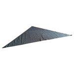 GARDENSTAR Toile d'ombrage triangulaire - Gris acier