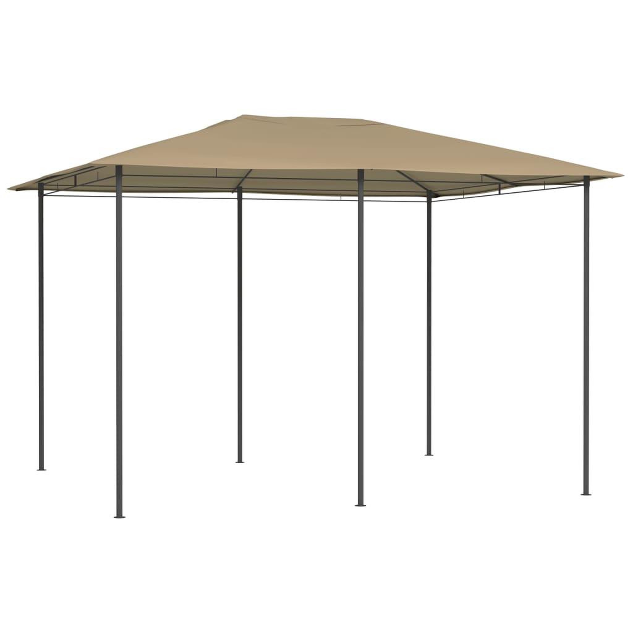 Voir la diapositive 1 : VIDAXL Belvedere 3x4x2,6 m Taupe 160 g/m^2
