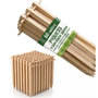 Voir la diapositive 2 : KZ GARDEN Lots de 60 Piquets de fixation Bois peuplier Toile de Paillage - Ancrage sol Jardin Potager, Fixation bâche paillage KZ GARDEN