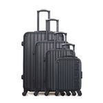 GENTLEMAN FARMER GENTLEMAN FARMER - Set de 4 Valises PORTER-M 75 cm 4 Roues. Coloris disponibles : Bleu, Noir, Rouge, Vert, Gris, Beige