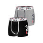 Voir la diapositive 1 : FILA Lot de 2 Boxers homme FU5040 Uni