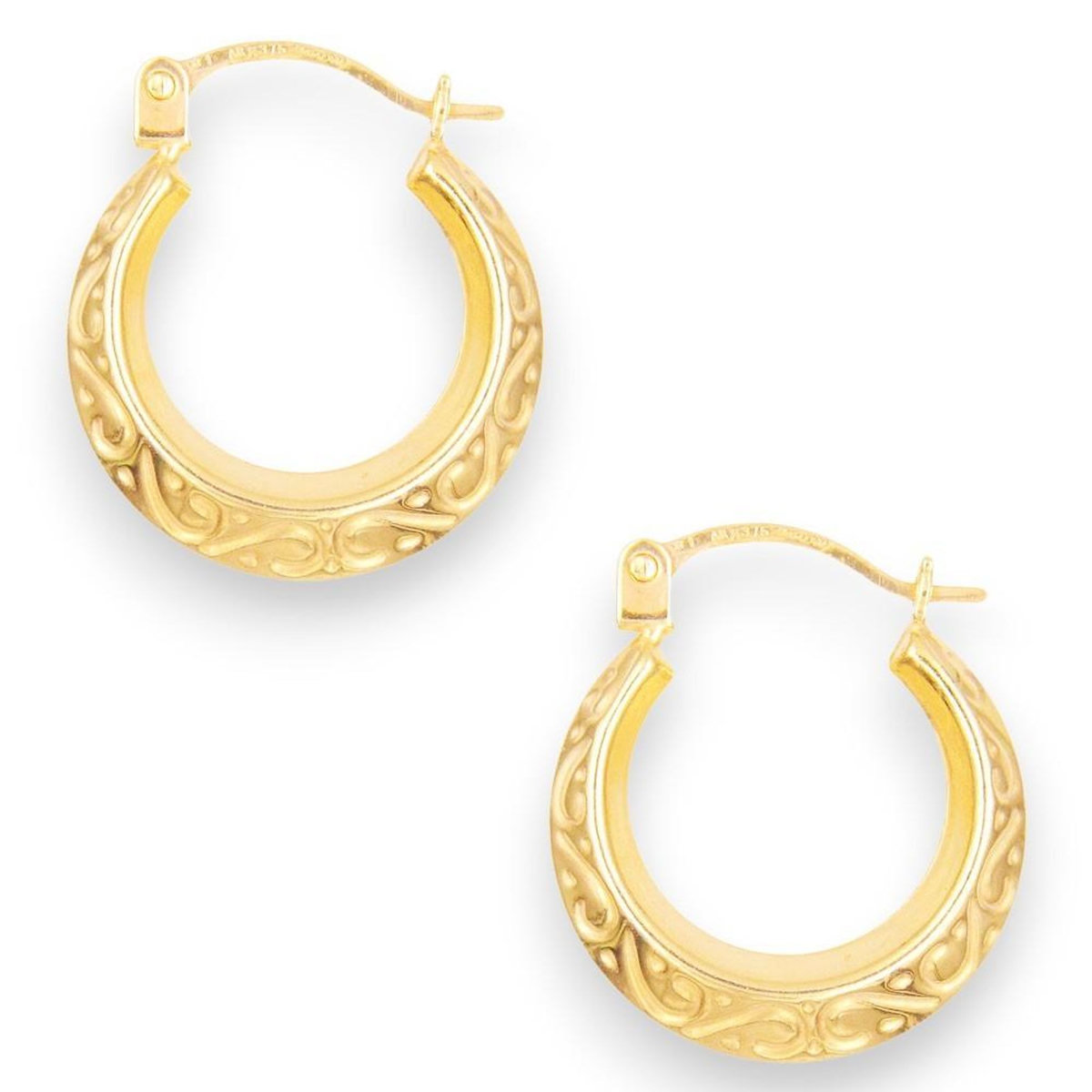 L'ATELIER D'AZUR Boucles d'Oreilles Créoles - Or Jaune - Femme
