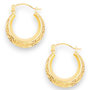 Voir la diapositive 1 : L'ATELIER D'AZUR Boucles d'Oreilles Créoles - Or Jaune - Femme